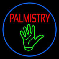 Red Palmistry Neon Skilt