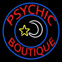 Red Psychic Boutique Neon Skilt