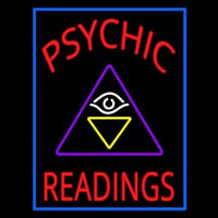 Red Psychic Readings Logo Neon Skilt