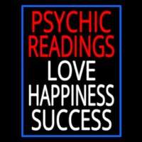 Red Psychic Readings White Love Happiness Success Neon Skilt