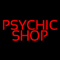 Red Psychic Shop Neon Skilt