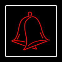 Red Wedding Bell Logo Neon Skilt