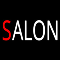 Salon Twitter Card Neon Skilt