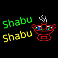 Shabu Shabu Neon Skilt