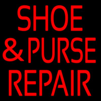 Shoe And Purse Repair Neon Skilt