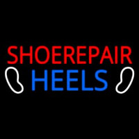 Shoe Repair Heels Neon Skilt