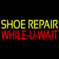 Shoe Repair While You Wait Neon Skilt