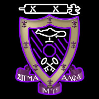 Sigma Alpha Mu Chapters Logo Neon Skilt