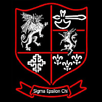 Sigma Epsilon Chi Logo Neon Skilt