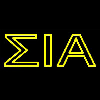 Sigma Iota Alpha Neon Skilt