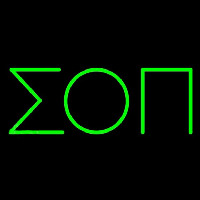 Sigma Omicron Pi Neon Skilt