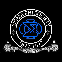 Sigma Phi Society Logo Neon Skilt