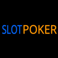 Slot Poker 2 Neon Skilt