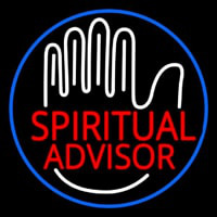 Spiritual Advisor Neon Skilt