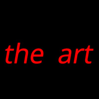 The Art Neon Skilt