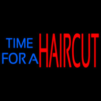 Time For A Haircut Neon Skilt