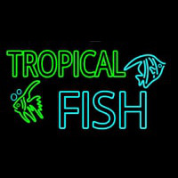 Tropical Fish With Logo 1 Neon Skilt