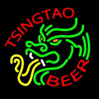 Tsingtao Dragon Neon Skilt