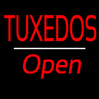 Tu edos Open White Line Neon Skilt