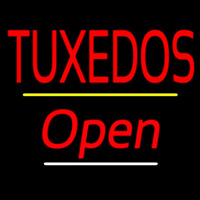 Tu edos Open Yellow Line Neon Skilt