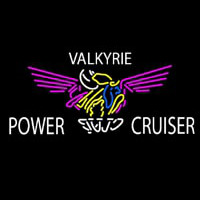 Valkyrie Power Cruiser Club Neon Skilt