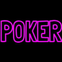 Vertical Poker 2 Neon Skilt