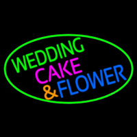 Wedding Cakes And Flowers Neon Skilt