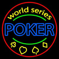 World Series Of Poker 2 Neon Skilt