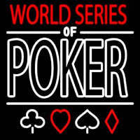 World Series Of Poker Neon Skilt