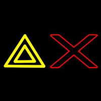 Yellow Delta Red Chi Neon Skilt