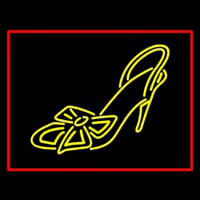 Yellow High Heel Sandal Neon Skilt