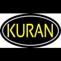 Yellow Kuran With Border Neon Skilt