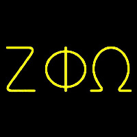 Zeta Phi Omega Neon Skilt