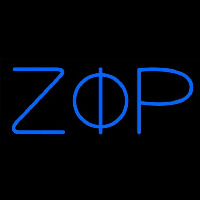 Zeta Phi Rho Neon Skilt