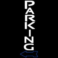 Parking With Down Arrow Neon Skilt