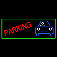 Parking With Car Neon Skilt