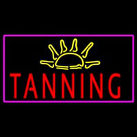 Tanning With Sun Rays Neon Skilt