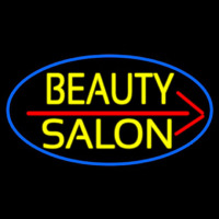 Yellow Beauty Salon Neon Skilt