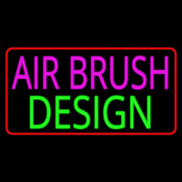 Pink Airbrush Design Neon Skilt