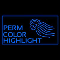 Perm Color Highlight Neon Skilt