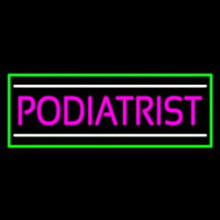 Simple Podiatrist Neon Skilt