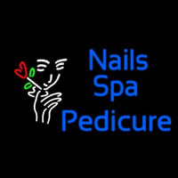 Nails Spa Pedicure Neon Skilt