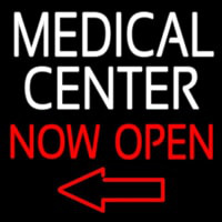 Medical Center Now Open Neon Skilt